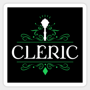 Cleric Character Class Tabletop RPG Gaming Sticker